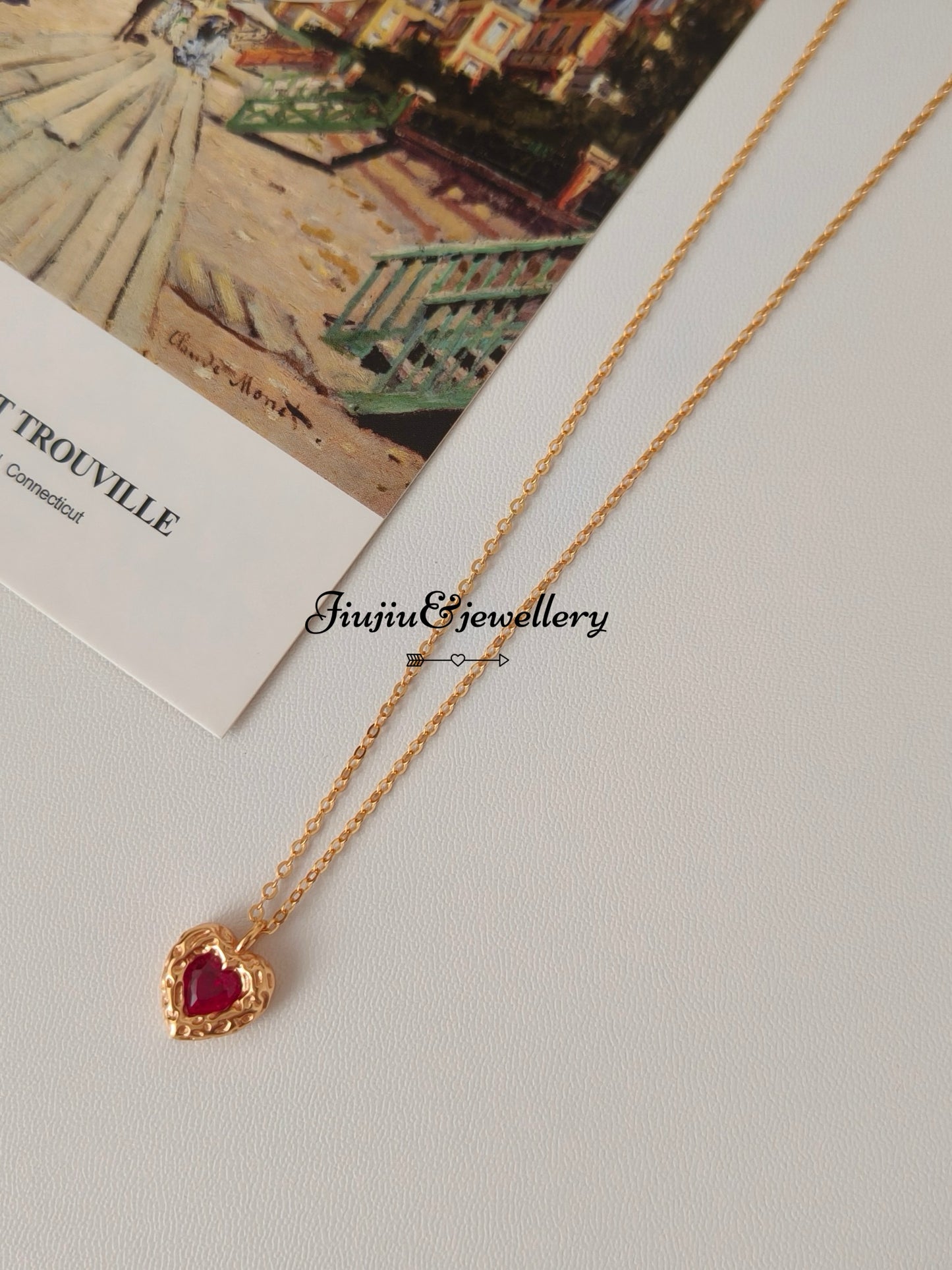 Love Heart 18k Gold Necklace