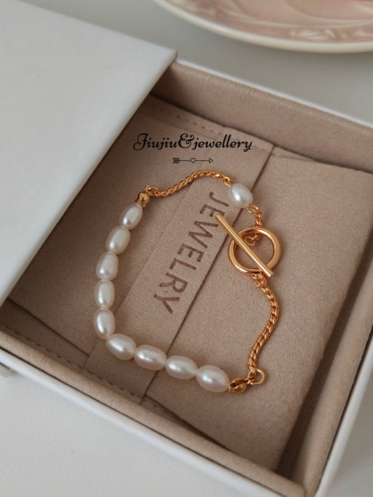 Small Rice Freshwater Pearl Bracelet