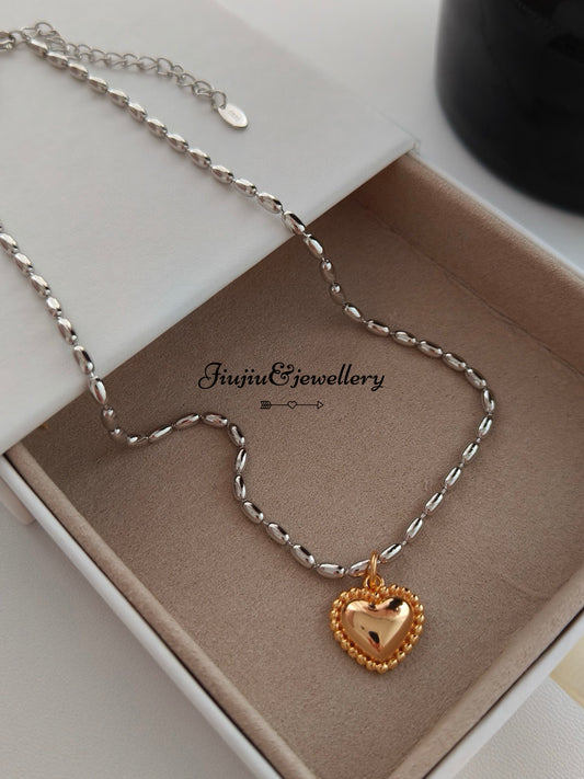 Golden Heart Necklace