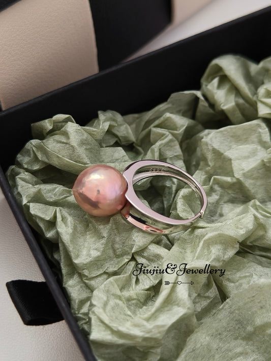 Pink Pearl Ring