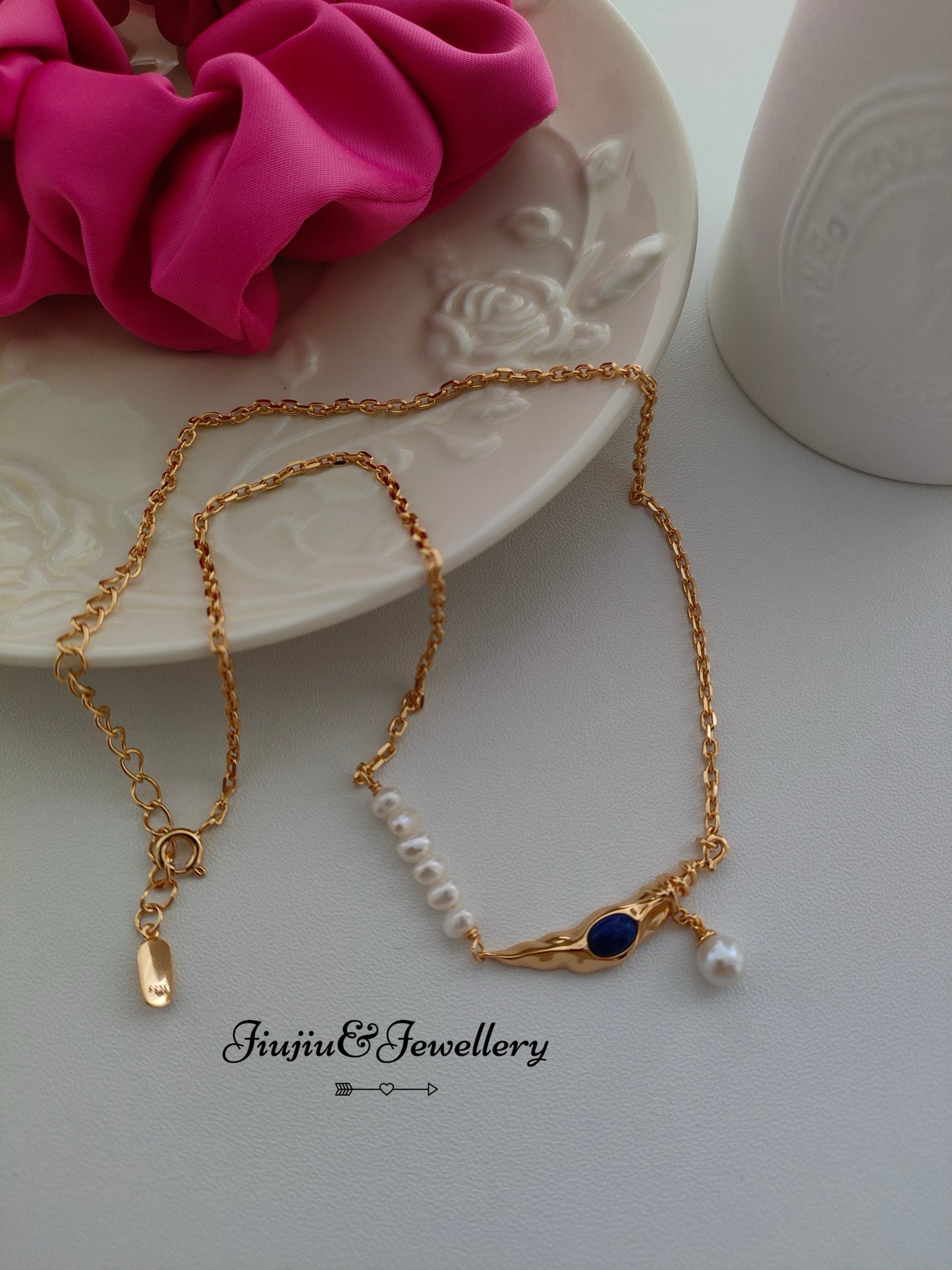 Moon Lapis Necklace