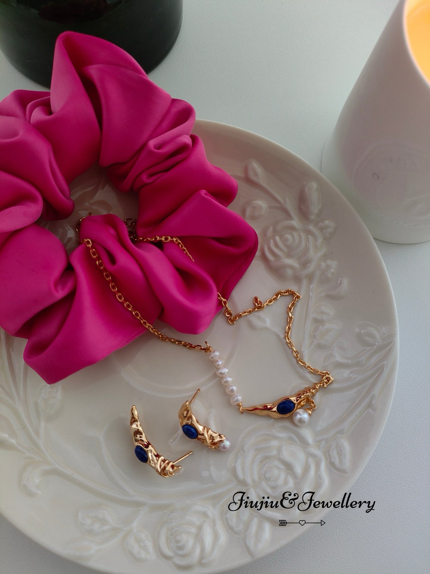 Moon Lapis Necklace