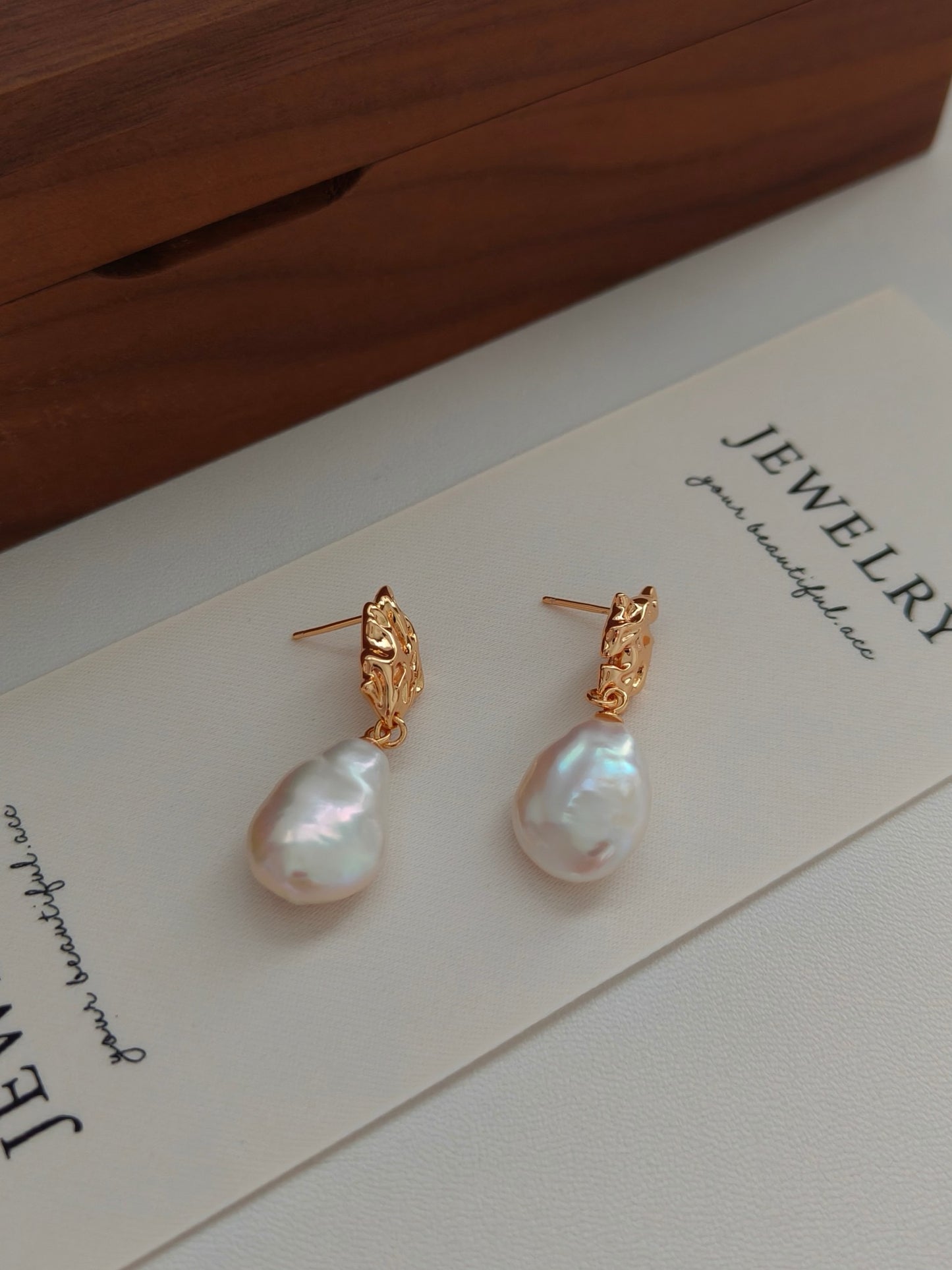 Baroque Irregular Pearl Earrings