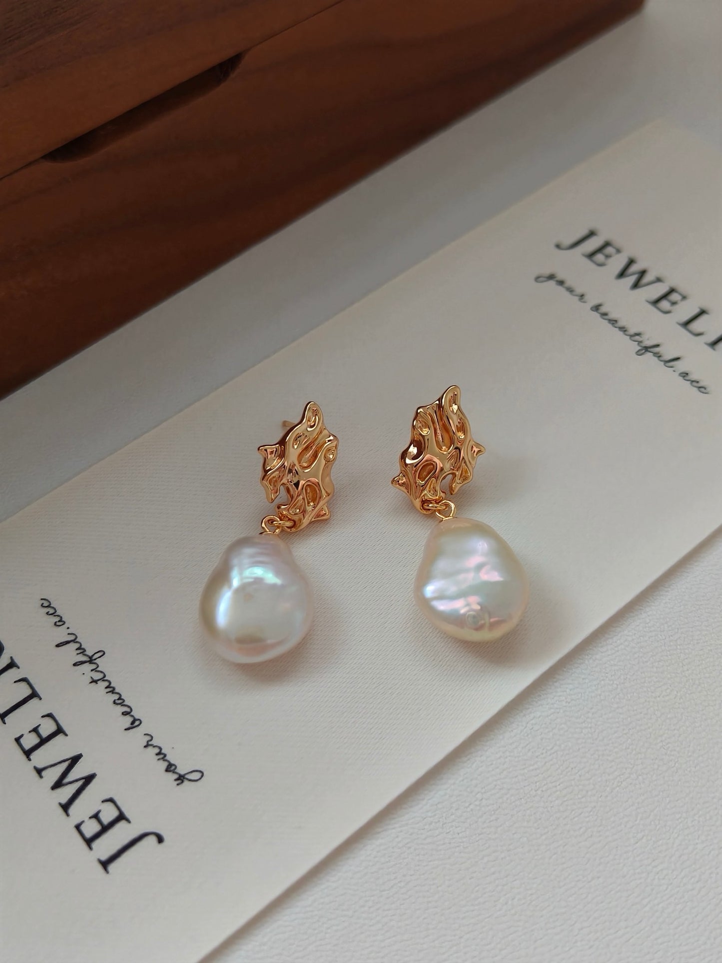 Baroque Irregular Pearl Earrings