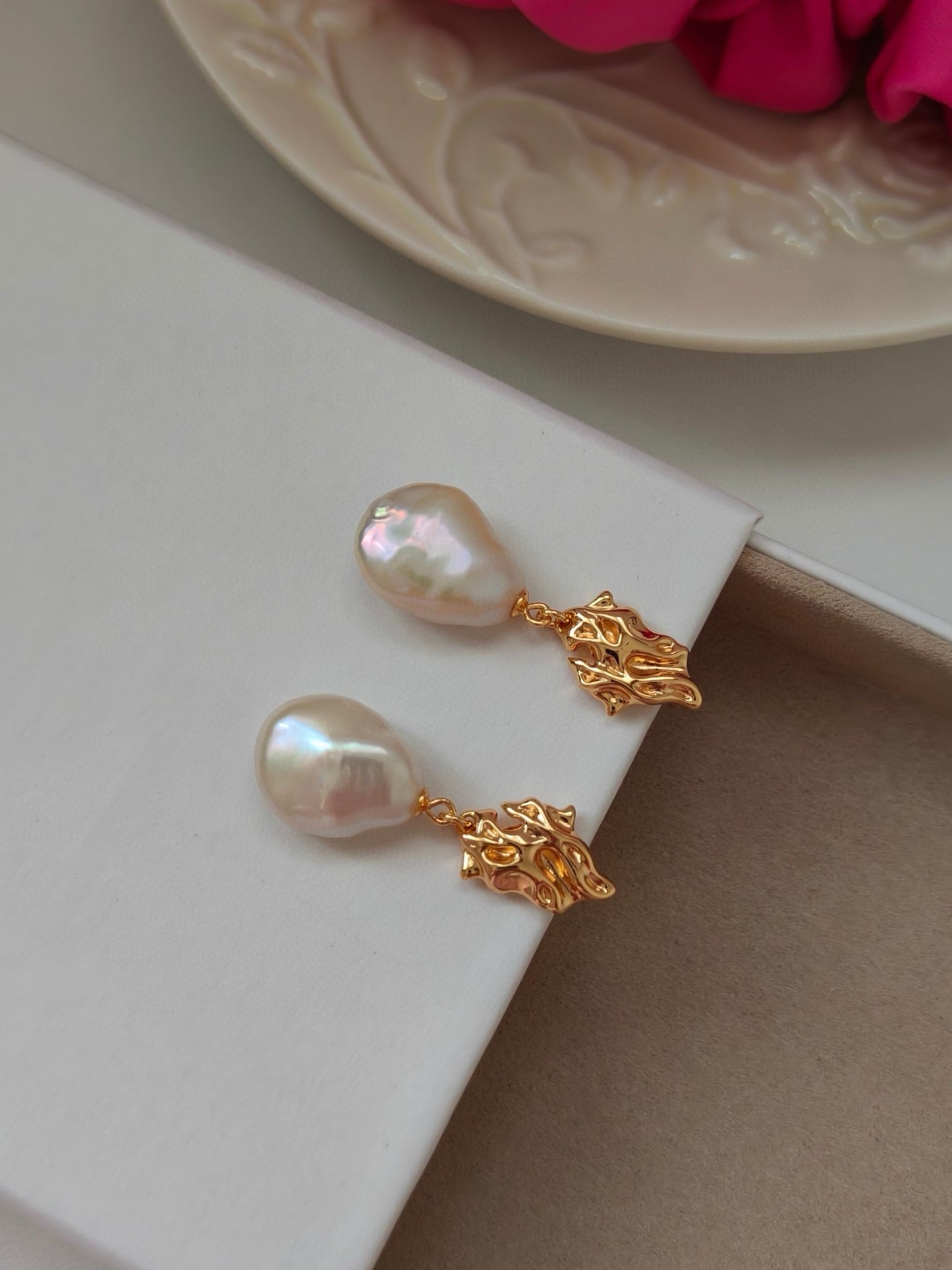 Baroque Irregular Pearl Earrings